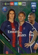 PANINI FIFA 365 2019 ATTACKING TRIO PSG NEYMAR MBAPPE CAVANI 342