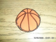 Naszywka, piłka do koszykówki