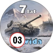 Pan Opłatek na tort - CZOŁGI POJAZDY PANCERNE