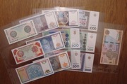 Uzbekistan zestaw banknotów 13  sztuk stan 1