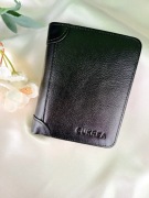 Męski portfel skóra naturalna - Czarny