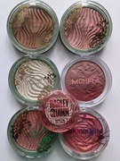 Zestaw makijaż glamshop essence moira róż bronzer rozświetlacz jak nowe !!