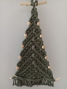 Ozdoba ścienna makrama chionka