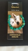 BRANSOLETKA KAMIEŃ CHRYSOCOLLA