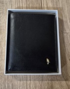 Skórzany portfel męski czarny Puccini MU1698