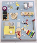 Tablica Manipulacyjna Sensoryczna Montessori XXL