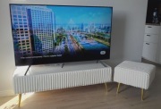 Zestaw stolik RTV 120cm  plus podnóżek gratis