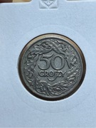 50 groszy 1923 rok piękne stany w holderach