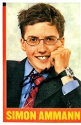 SIMON AMMANN - zdjęcie z oryginalnym autografem