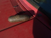 Stara waga żeliwna do zegara stojącego