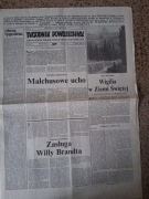 Tygodnik Powszechny nr 5/1993 (2273) Ziemia Święta; Willy Brandt; Jan Kott