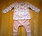 Komplet DRESIK zestaw 3szt. ubranek niemowlęcych 56-68 st.b.db