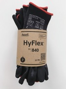 Rękawice powlekane nitrylem Ansell HyFlex 11-840 rozmiar 7   12 par