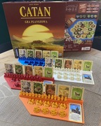 Podstawki/organizer do gry w CATAN 4 szt (BIAŁY)// 3D print
