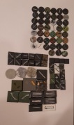 Warhammer podstawki pod figurki okrągłe 25mm 20mm Games Workshop 90x mix