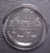 Talerz wielkanocny Ząbkowice - kaszubski korowód z Palmą. 