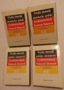 Komplet 4 tomy - Wielki słownik niemiecko - polski i polsko - niemiecki