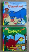 Diplodok i Tyranozaur Poznajmy dinozaury 2 książeczki