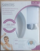 Depilator laserowy Sanitas IPL 200, z czujnikiem 2w1, nieużywany