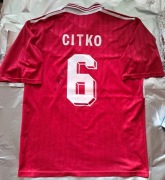 AUTOGRAF Marek Citko ORYGINALNA koszulka Widzew 1998