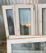 Okno PCV 58 x 142 wys -3szt dwuszybowe