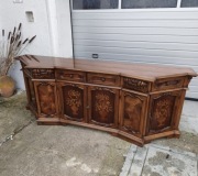 Komoda włoska intarsjowana bufet pod TV