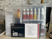 LOOZZ ART Zestaw artystyczny z farbami w etui walizce 20 elementów