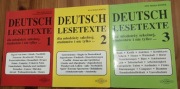 Deutsch - Lesetexte cz. 1,2,3. Ewa Maria Rostek