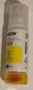 EPSON TUSZ WKŁAD BUTELKA 103 YELLOW ORYGINAŁ PUSTY 