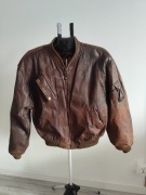 Oryginalna amerykańska kurtka skóra naturalna brązowa Speedware Thunderbird