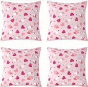 Zestaw poszewek na poduszki walentynki serca 