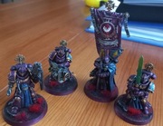 Warhammer 40k Space Marines - Company Heroes - pomalowani, bez kapitana