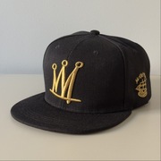 Czapka Snapback Czarna Złota Korona | Nowa