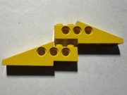 LEGO TECHNIC SLOPE 6x1x1 2/3 ŻÓŁTE 2744 2szt.