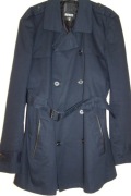 trencz płaszcz   smog  XL granatowy 