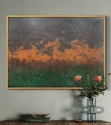 Oryg. autorski obraz akrylowy "Quand le ciel rencontre la terre" z cert.