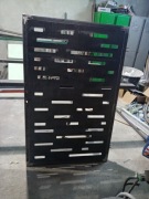 Blacha czarna grubość 3 mm, otwory wycięte plazmą