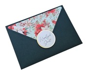 Świąteczna koperta pudełko folder na zdjęcia Boże Narodzenie 15 x 23 cm