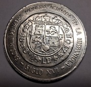 moneta srebrna Dominikana Kongres Bankierów 10 Pesos 1975 28g srebro