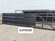 Brama przesuwna panelowa 4mx1,42m SUPREME,ocynk ogniowy+RAL, 4m, 5m