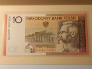 Drugi Polski Banknot Kolekcjonerski Piłsudski 2008