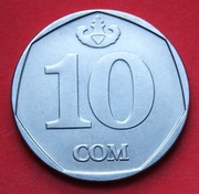 10  Som    2009 r  -  Kirgistan     Piękny stan  !!!   