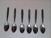 Gerlach łyżki  stołowe obiadowe stal nierdzewna   gładkie 6 szt