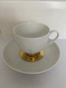 Filiżanka Rosenthal porcelana  biało-złota