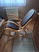 Krzesło bujane drewniane