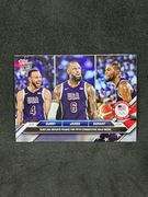 Karta NBA Topps LeBron James Stephen Curry Kevin Durant USA Olympics