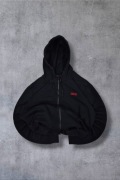 Bluza męska rozpinana Hugo Boss z kapturem hoodie dresowa black r.XL