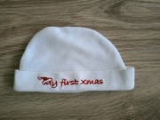 Czapka niemowlęca świąteczna rozm.0-3miesięcy 