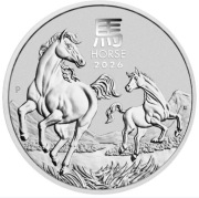 LUNAR III ROK KONIA 2026 1 UNCJA SREBRA