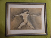 Rysunek akt męski A4